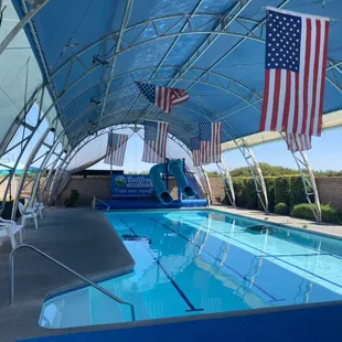 Crystal clear, warm water at our Clovis location.