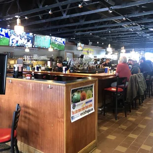 bar area