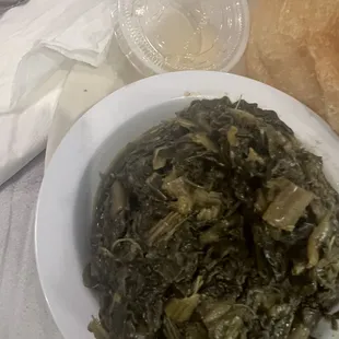 Delicious turnip greens