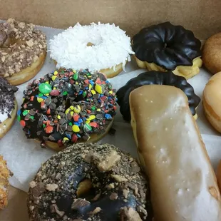 Donuts!!! APRIL &amp; PONCHO were awesome donut aficionados!!! Ohh my selection!