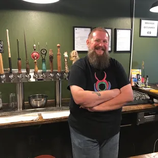 Fabulous owner/brewmaster.  Very nice and helpful.
