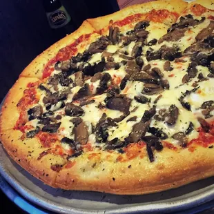 12” Medium Pizza with Mushrooms