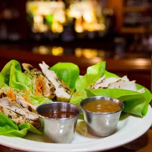 Thai Chicken Lettuce Wraps