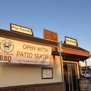 The front entrance