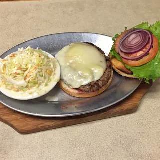 Bleu Cheese & Mozzarella Cheeseburger