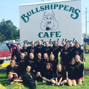 McCutcheon soccer team came in for lunch after Regionals.