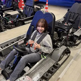 Got a chance to drive faster than allowed on the street.