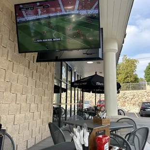 Outside seating