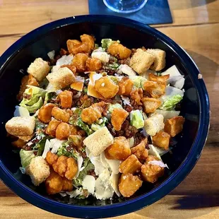 Buffalo Chicken &amp; Bacon Ceaser salad