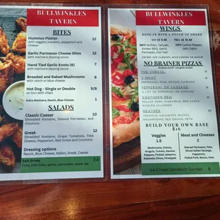 New Menu!!!
