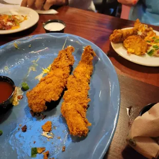 Chicken Tenders from appetizer combo