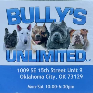 Business information card