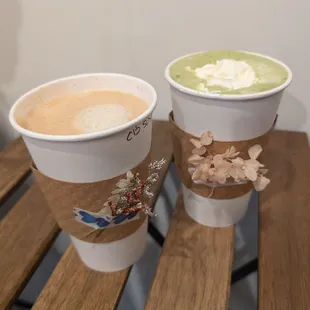 Cookie butter latte and Solo &amp; Sippin (Valentines day menu)