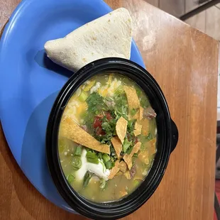 Green chili stew with Lamb