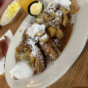 Bananas Fosters Mancake