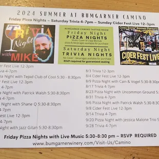 Summer 2024 happenings