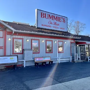 the outside of the building