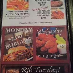 menu, sushi and sashimi