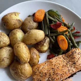 Salmon dinner