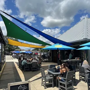 Plenty of outdoor seating