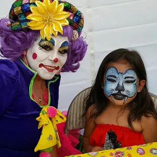 At an event Face Painting 09/24/2016