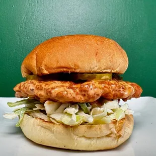 Nashville Hot
Buffalo Chicken Breast, House Slaw, Pickles