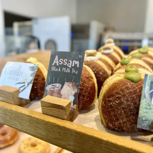 Assam black milk tea donuts