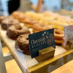 Chocolate hazelnut donuts