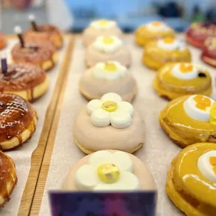 Peach blossom donuts