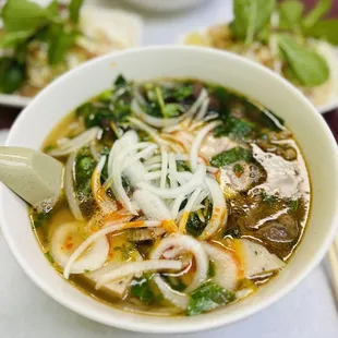Bún bò Huế (Boon-Bawl-Whēy)