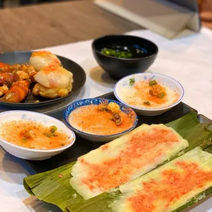 a plate of food on a table