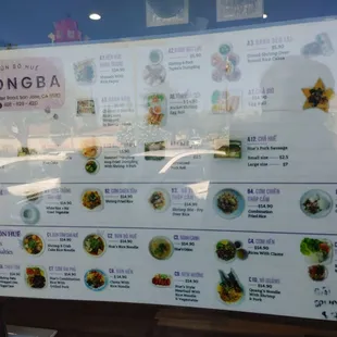 ramen and noodles, menu