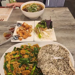 1) Bun Long Xao Nghe 2) Bun Bo Hue