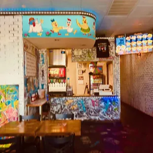 inside