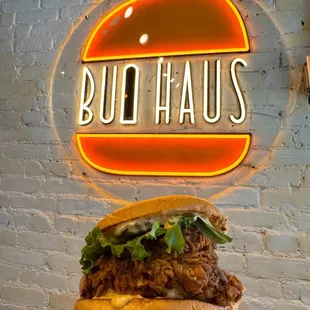 Crispy chicken sandwich