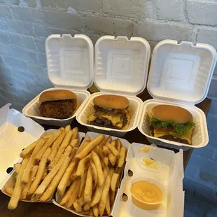 Cheese Fries Truffle Parmesan Fries Crispy Chicken Sandwich (spicy) Bacon Beast HausBurger