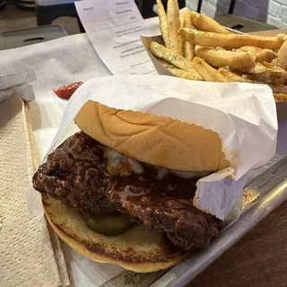 Nashville Hot Honey Chicken Sandwich