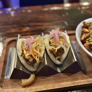 Braised Pork Belly Buns - Pair Set - 2 Buns ($11)