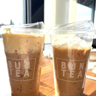 Egg Coffee and Brown Coffee