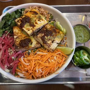 Rainbow Salad with Tofu