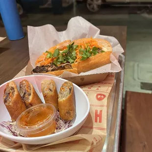 Spiced Chicken Banh Mi