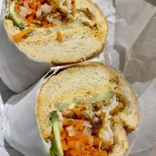 Hanoi Style Crispy Catfish Sandwich