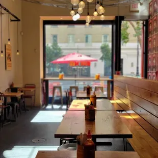 interior, sushi and sashimi