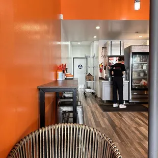 interior, sushi and sashimi