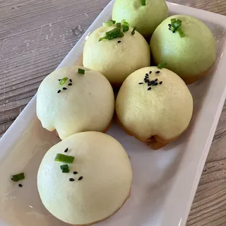 Assorted Pan Fried Pork Buns (6Pc)