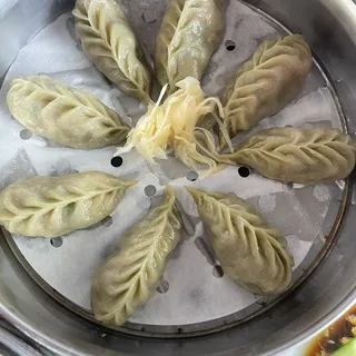 Shrimp And Pork Dumplings Steamed Fried