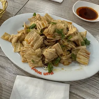 Chili Tofu Skin Salad