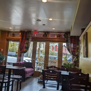 the interior of a restaurant