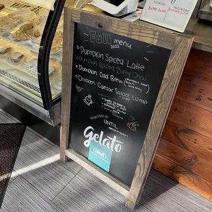 a menu for buna coffeehouse