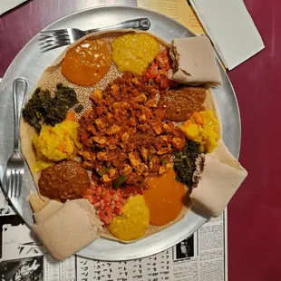 Chicken and Vegetarian Combo